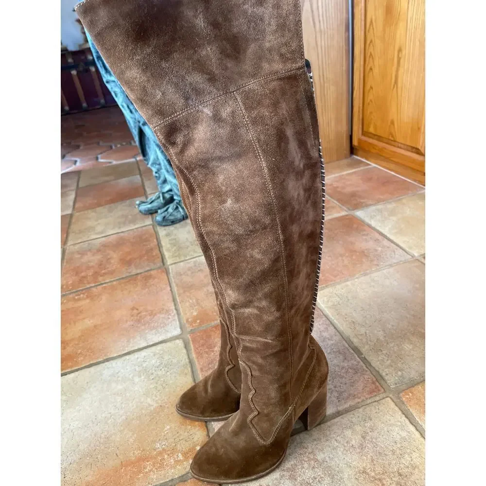 Dolce Vita CLIFF over the knee suede boots size 8.5 - Picture 6 of 10